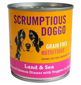 Scrumptious Doggo Chicken Salmon & Veggie Dinner in Gravy 9Ooz