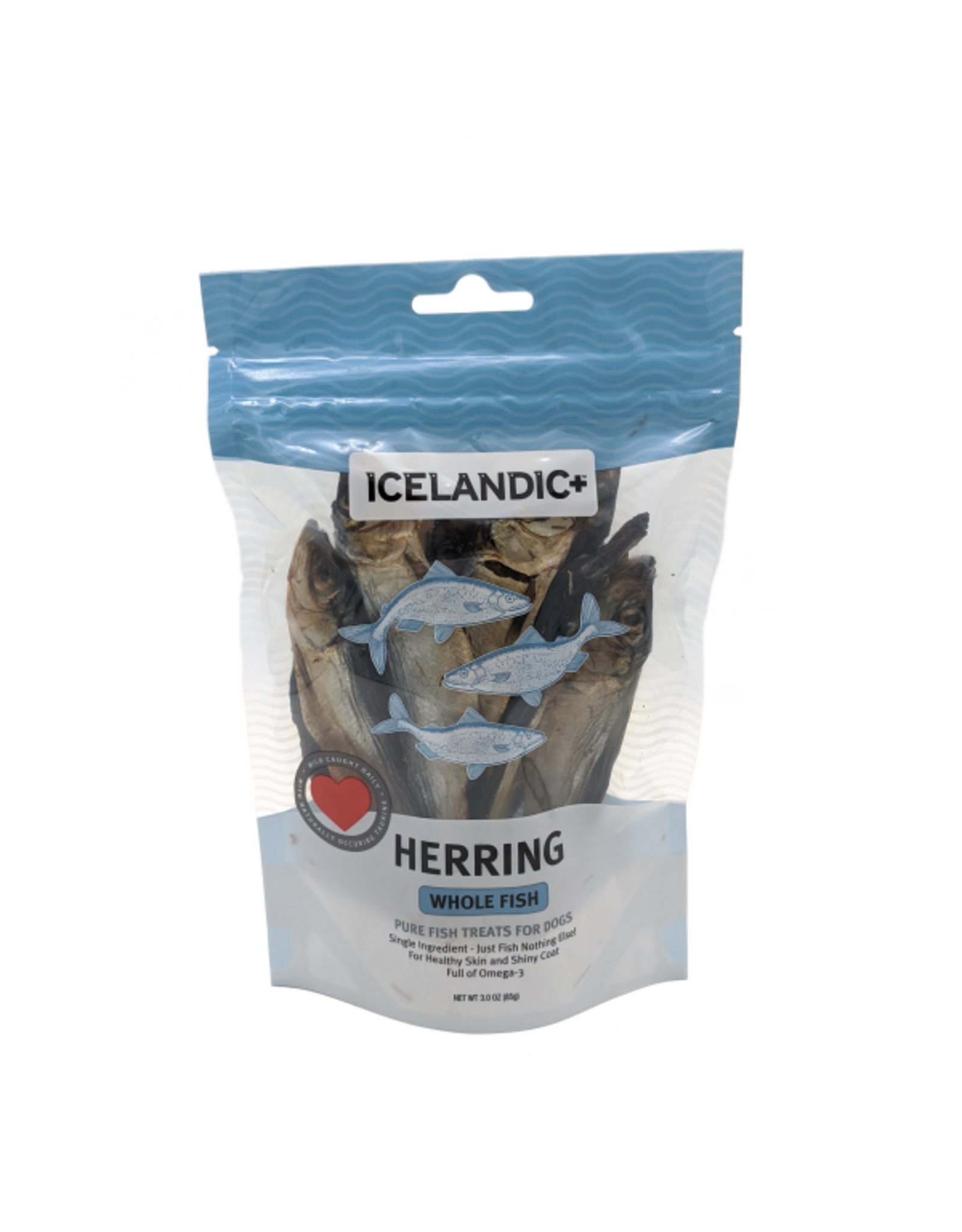 Icelandic+ Dog Whole Fish Herring 3 oz