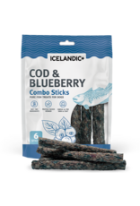 Icelandic+ Dog Combo Sticks Cod & Blueberry 6pc
