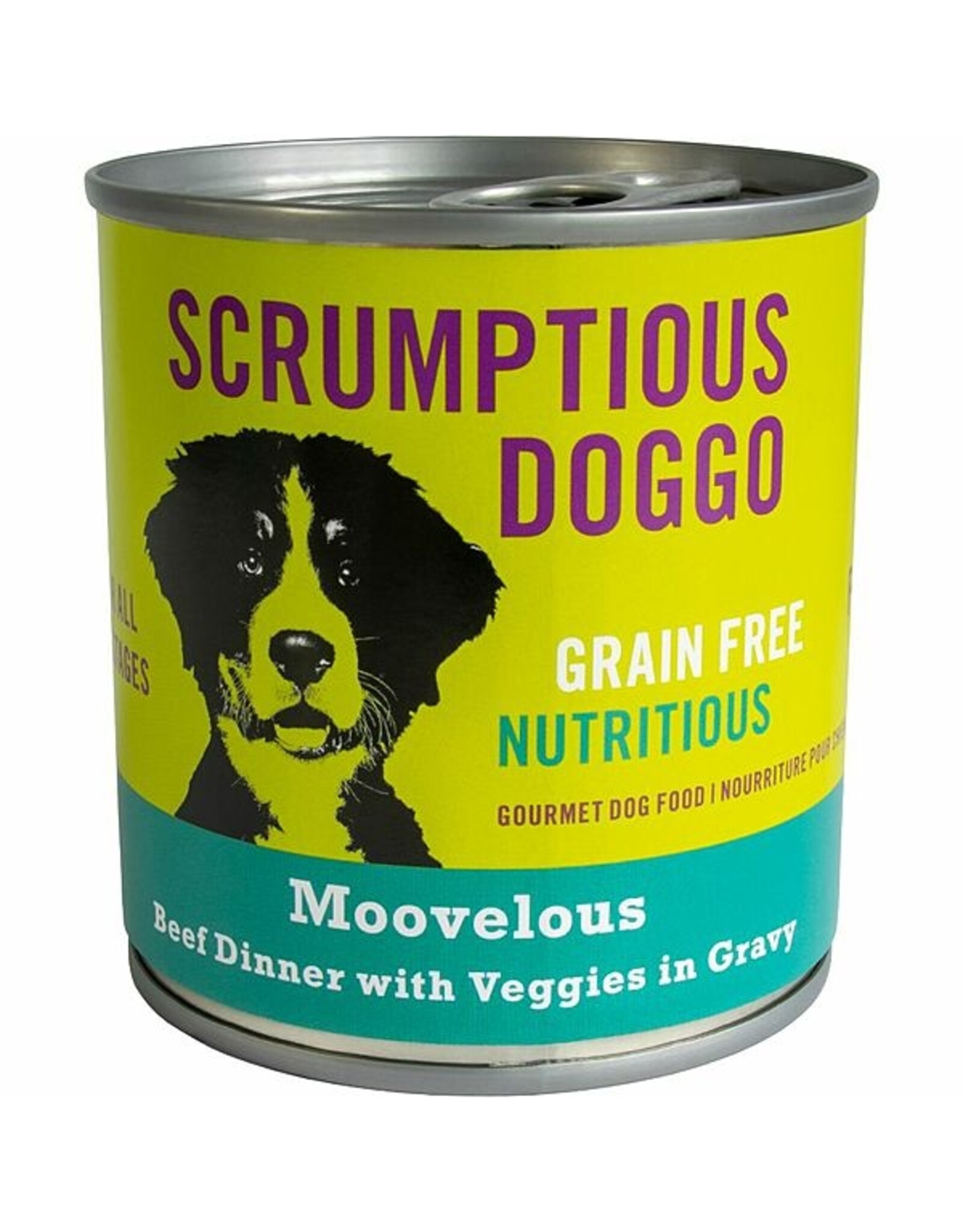 Scrumptious Doggo Beef & Veggie Dinner in Gravy 9OZ single