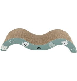 Cardboard Scratcher Wave Mimi Green