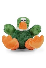 Godog Checkers Duck Squeaky Plush Large
