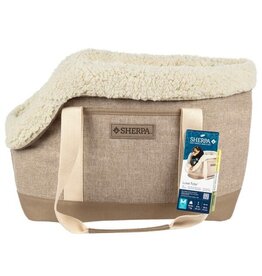 Sherpa LuxeTote Carrier Plush Liner Tan Medium