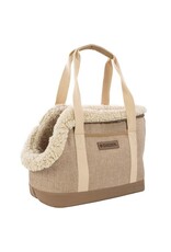 Sherpa LuxeTote Carrier Plush Liner Tan Medium