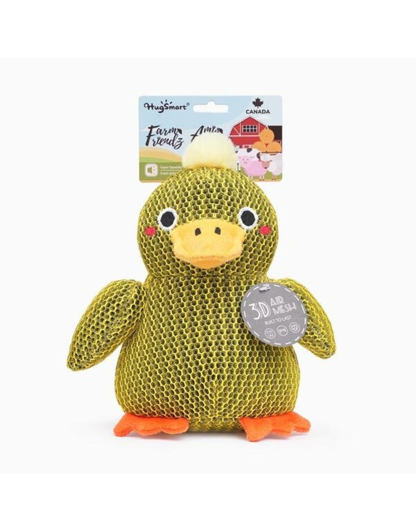 Hugsmart Fuzzy Friendz Farm Friendz Tuffy Duck