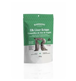 Rawbone Grass Fed Elk Liver Krisps 65GM