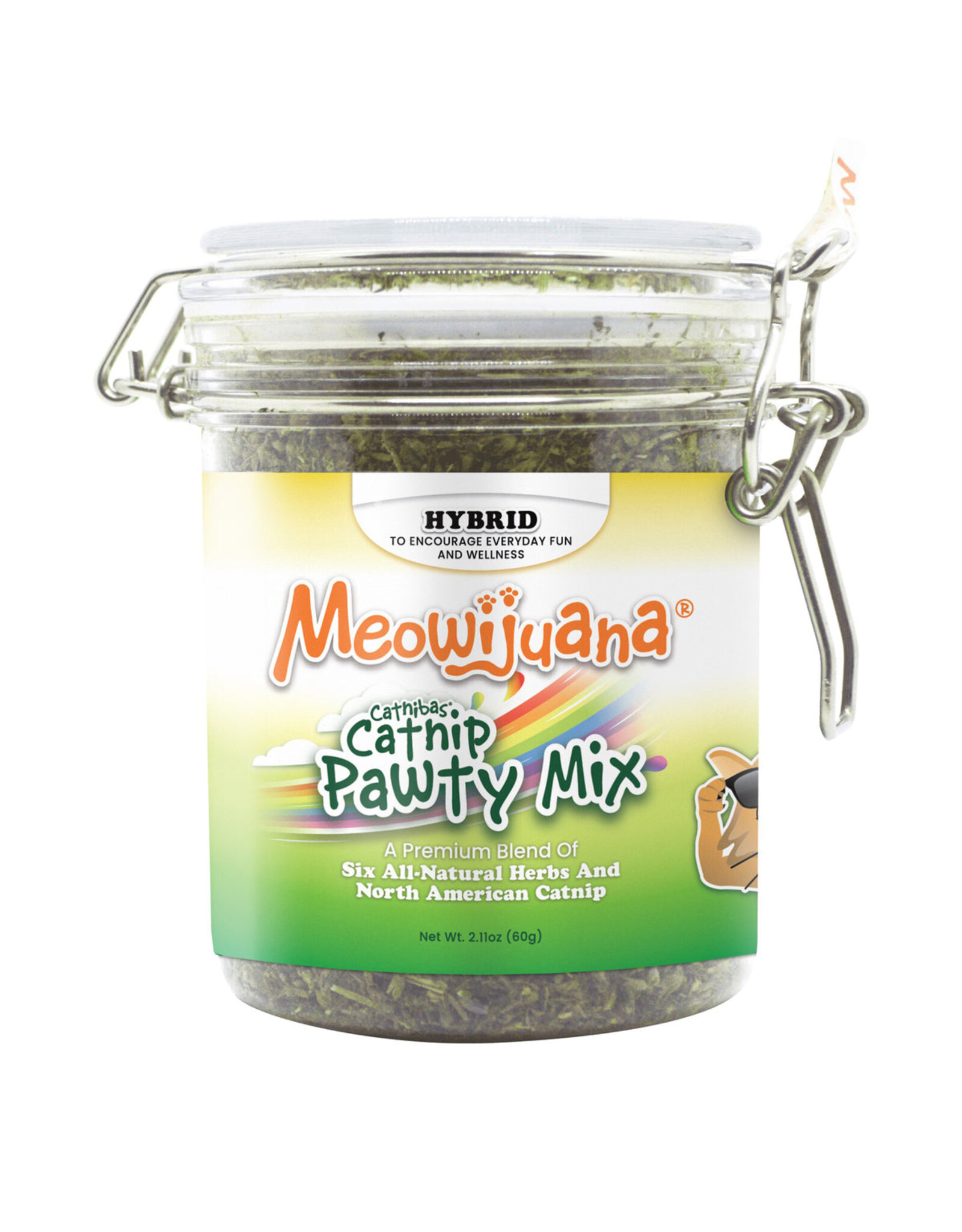 Meowijuana Jar of Pawty Mix-2.11oz