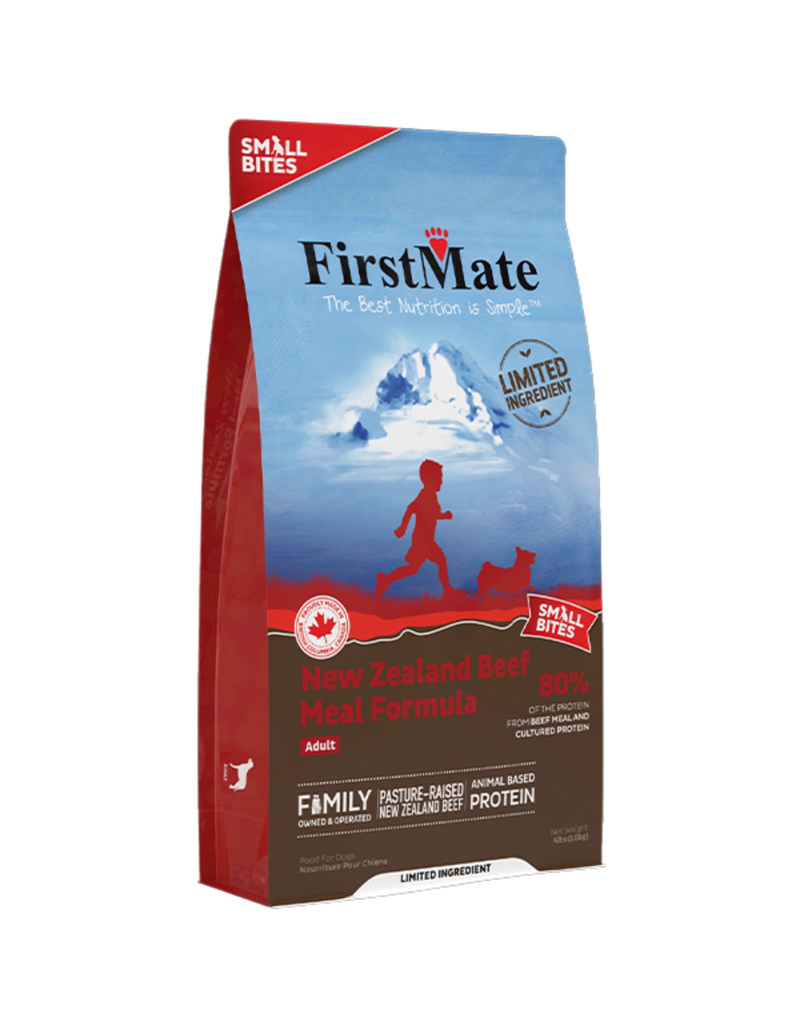 FirstMate Dog LID GF New Zealand Beef Small Bites
