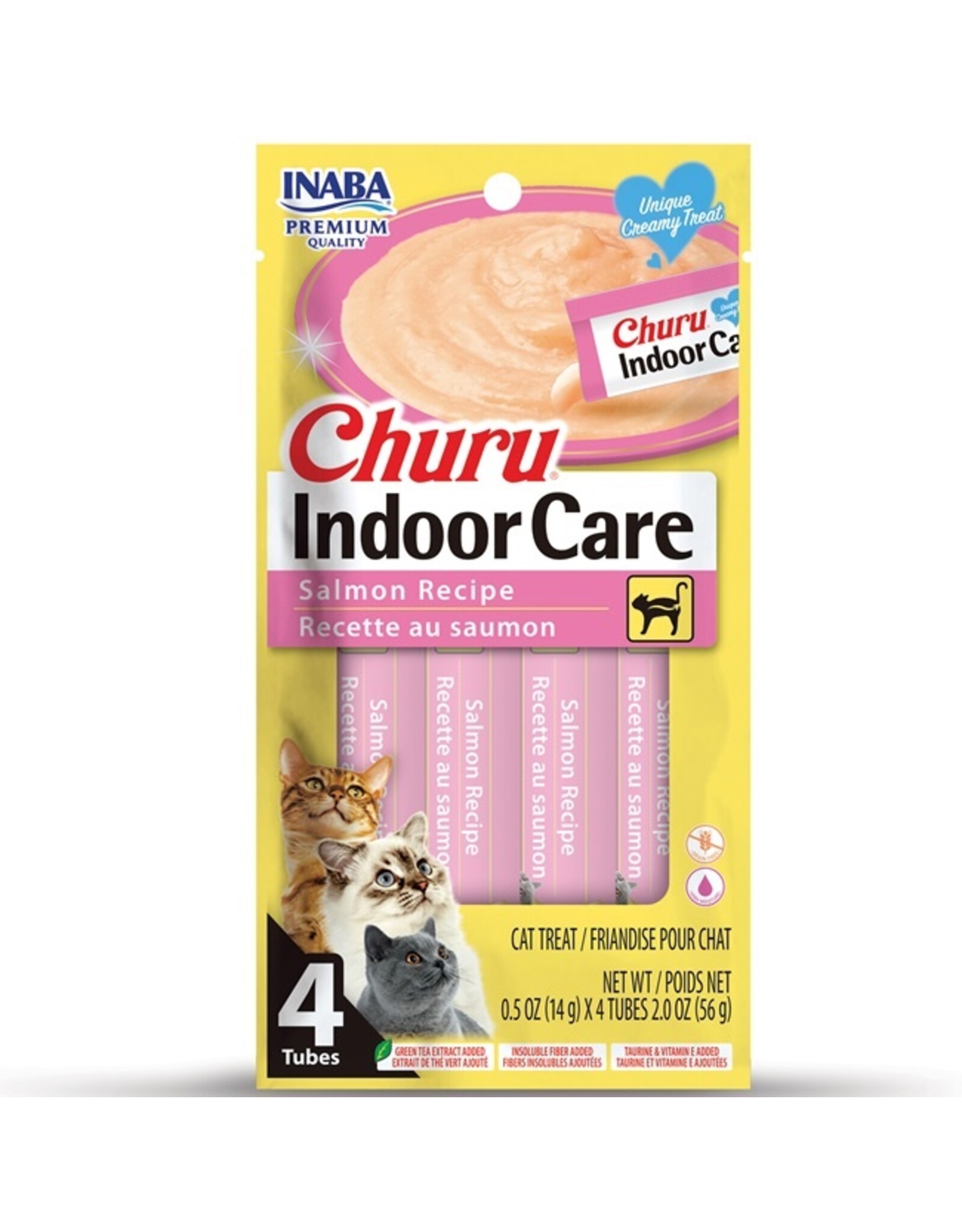 INABA Churu Puree Indoor Care Salmon 2oz