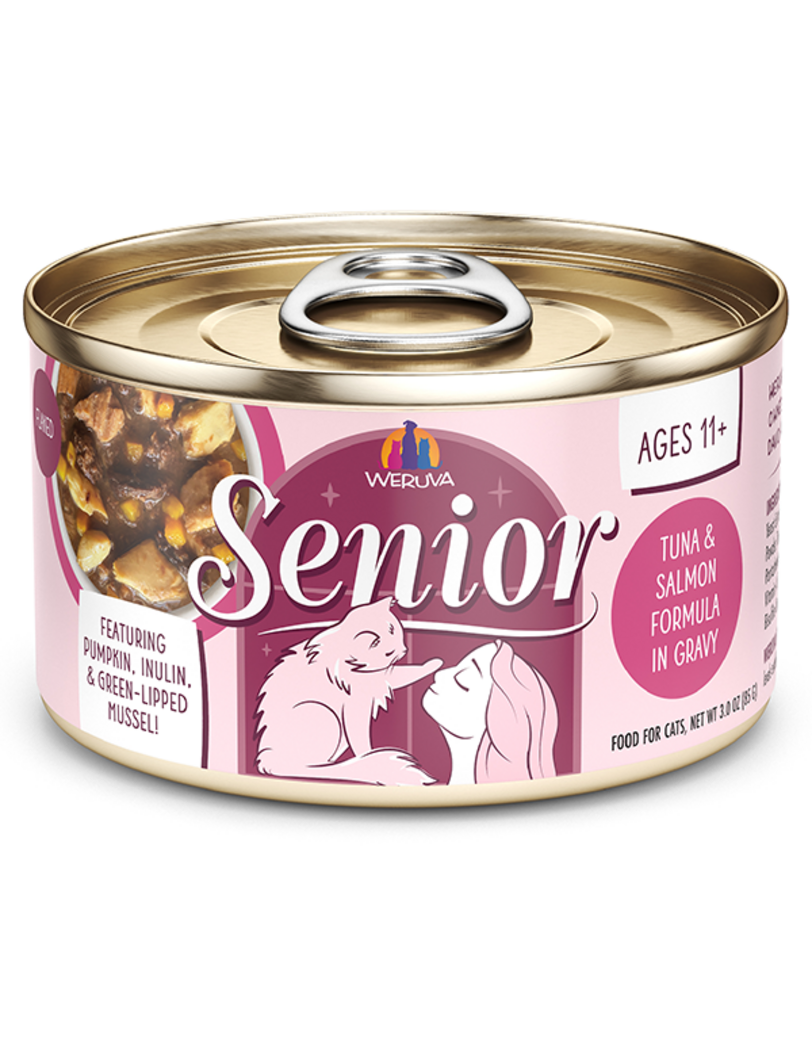 Weruva Senior Tuna & Salmon Formula in Gravy 3oz
