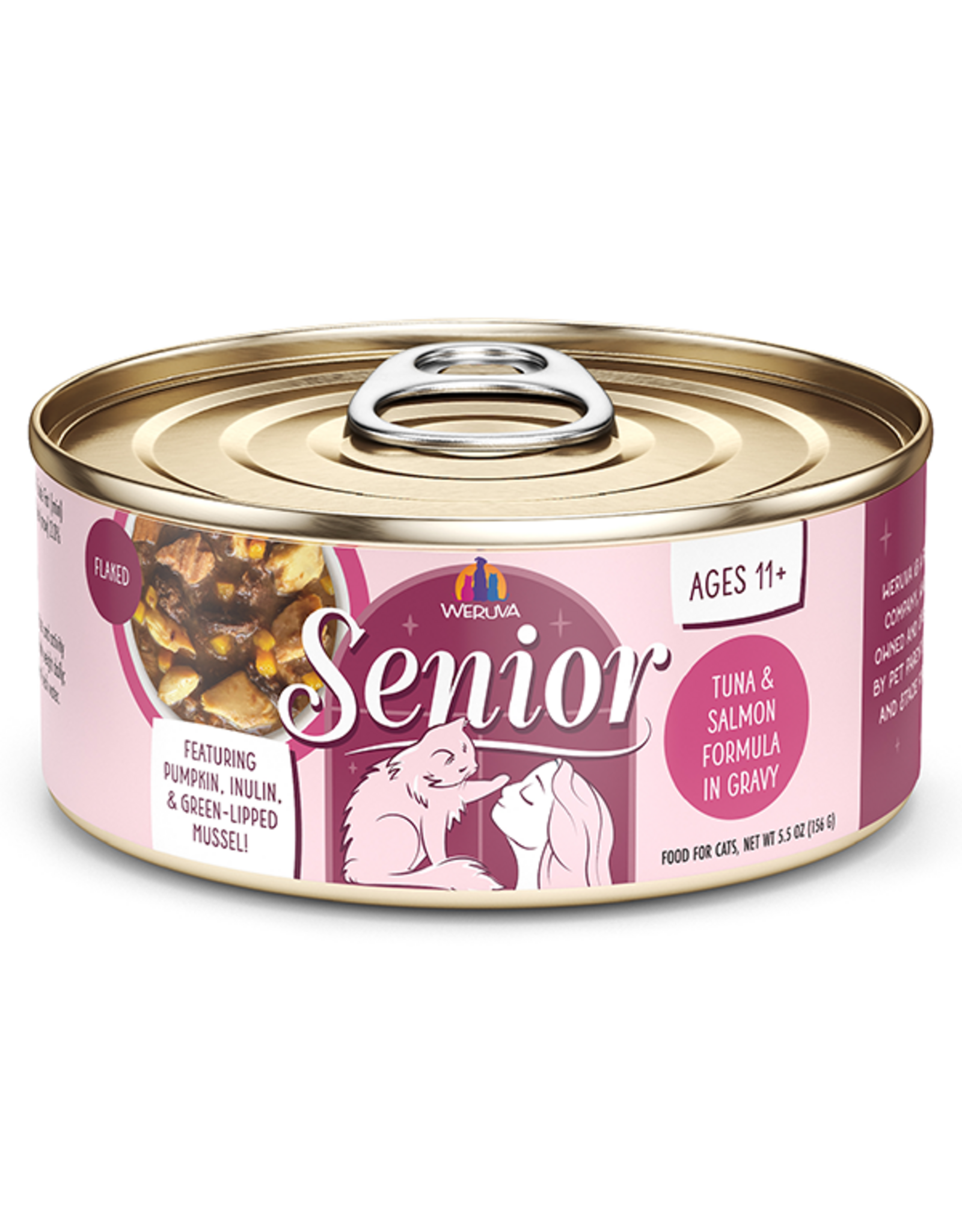 Weruva Senior Tuna & Salmon Formula in Gravy 5.5oz