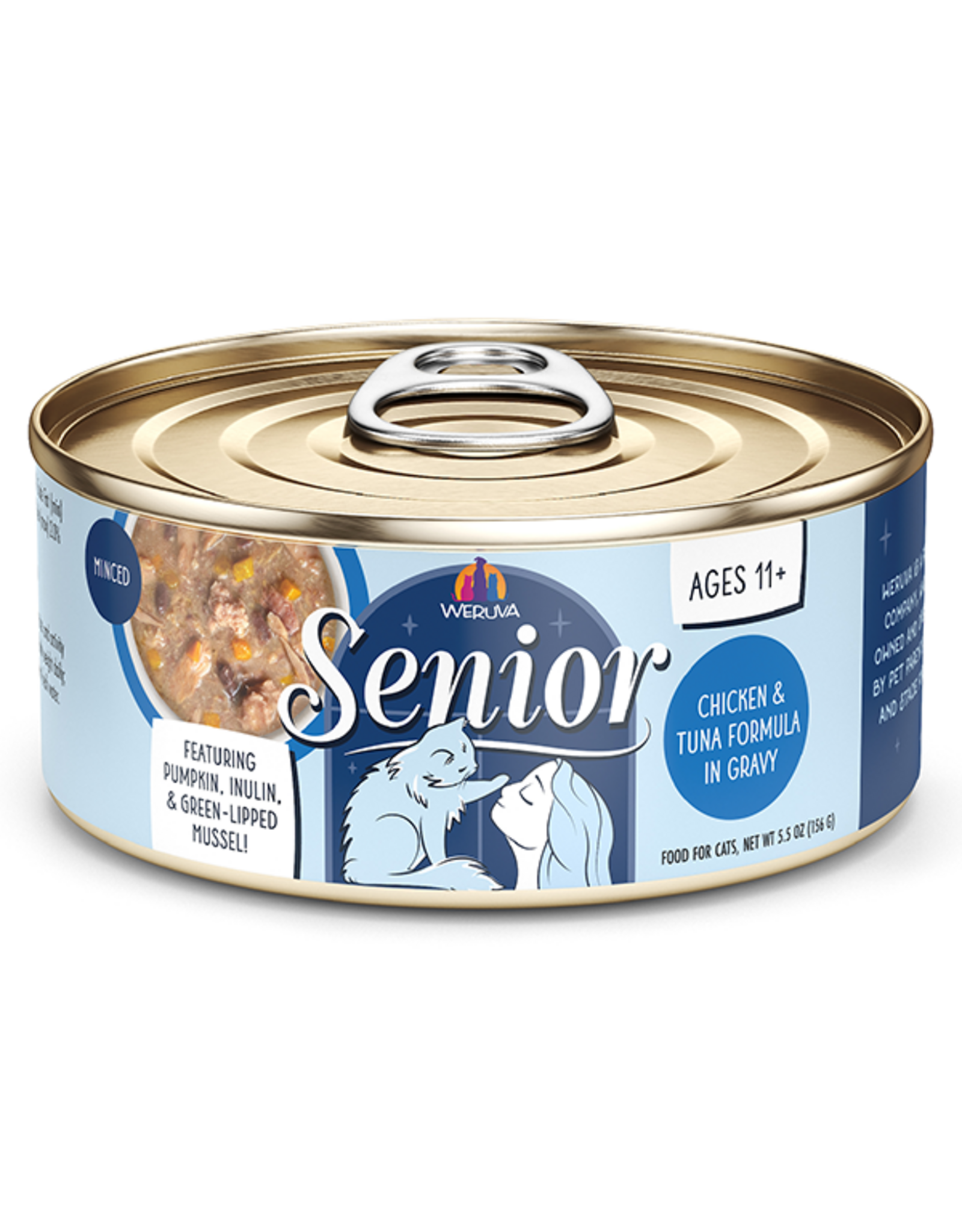 Weruva Senior Chicken & Tuna Formula in Gravy 5.5oz