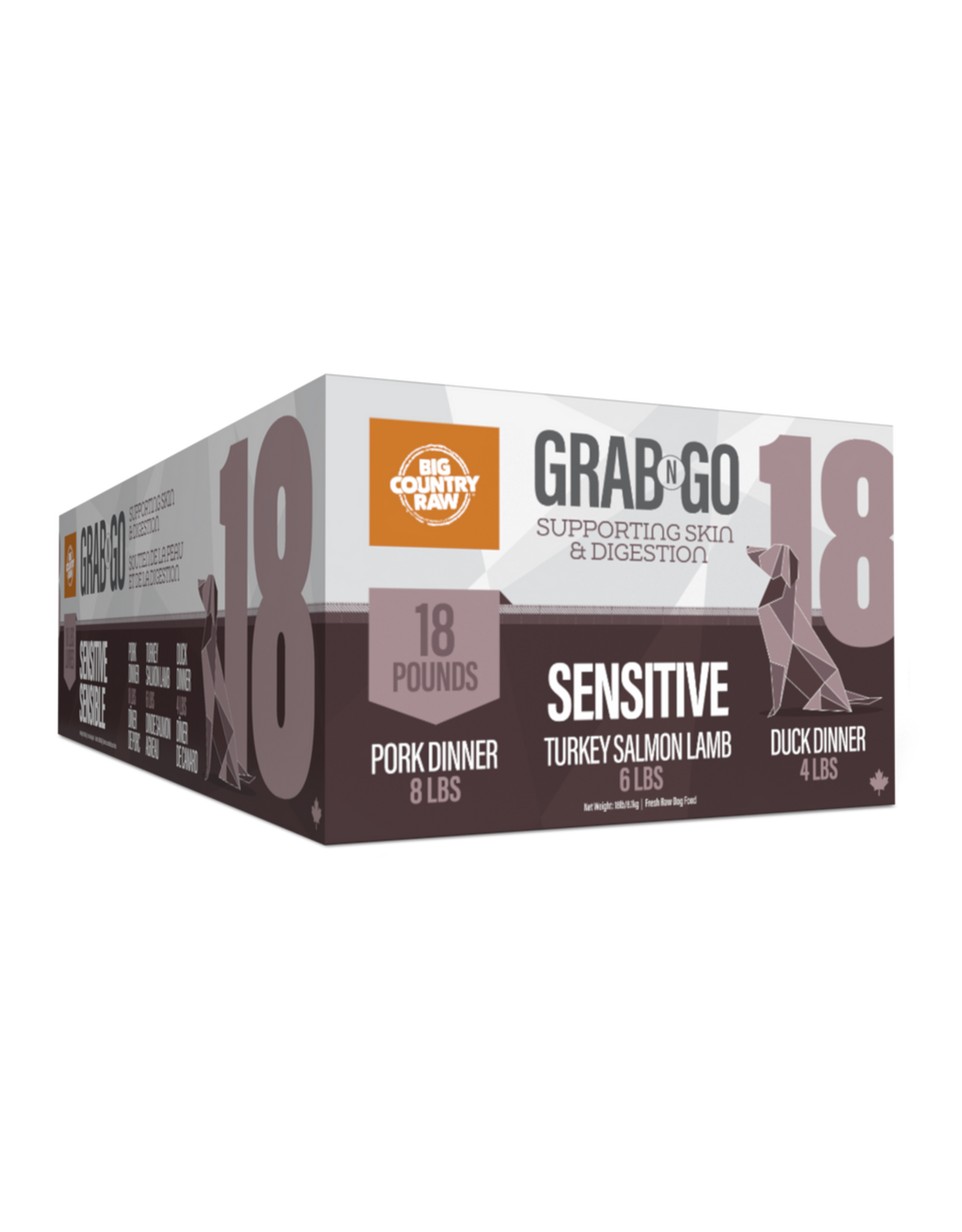 Big Country Raw Grab N Go Sensitive - 18 lb