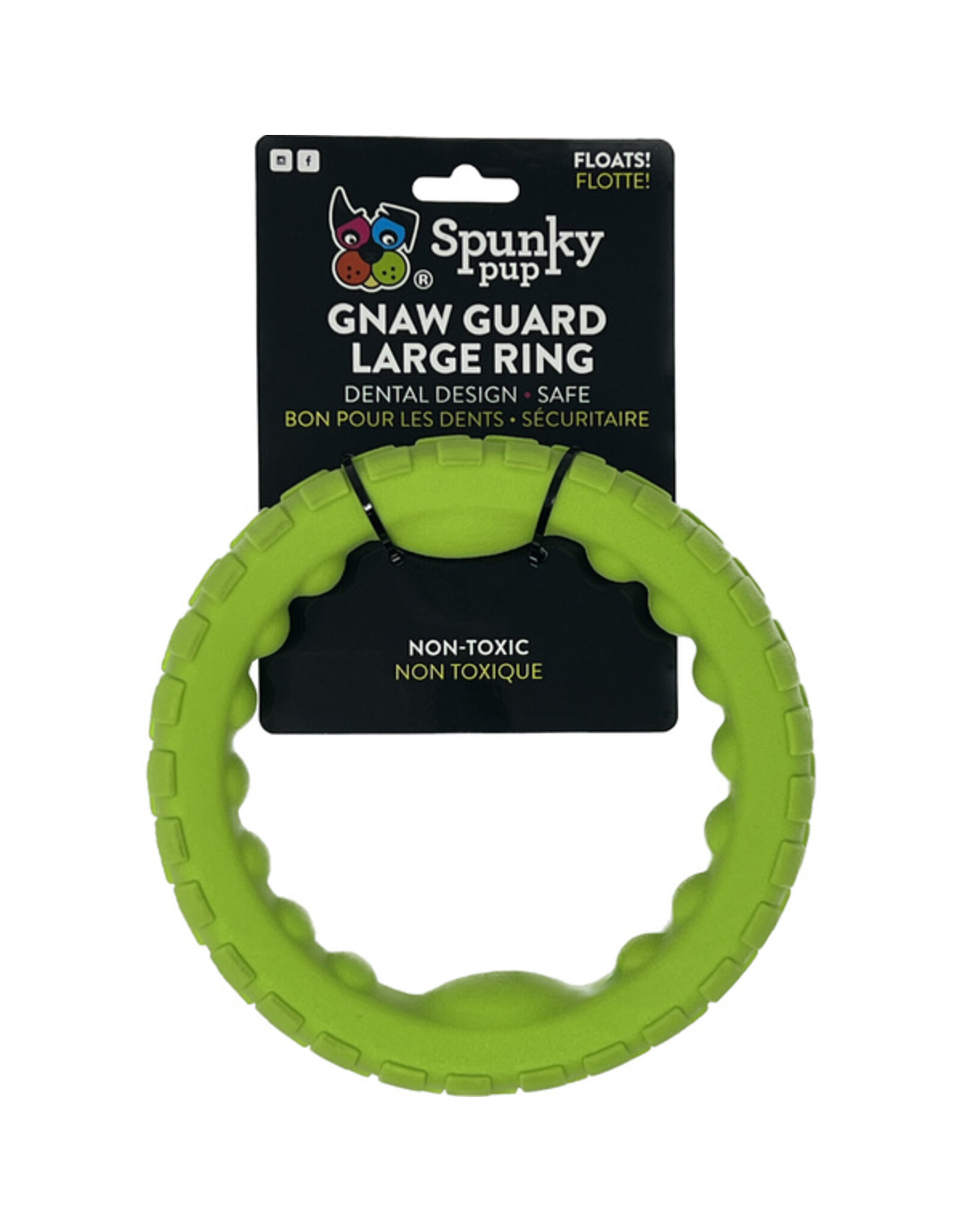 Spunky Pup Gnaw Guard Ring - Assorted Lg