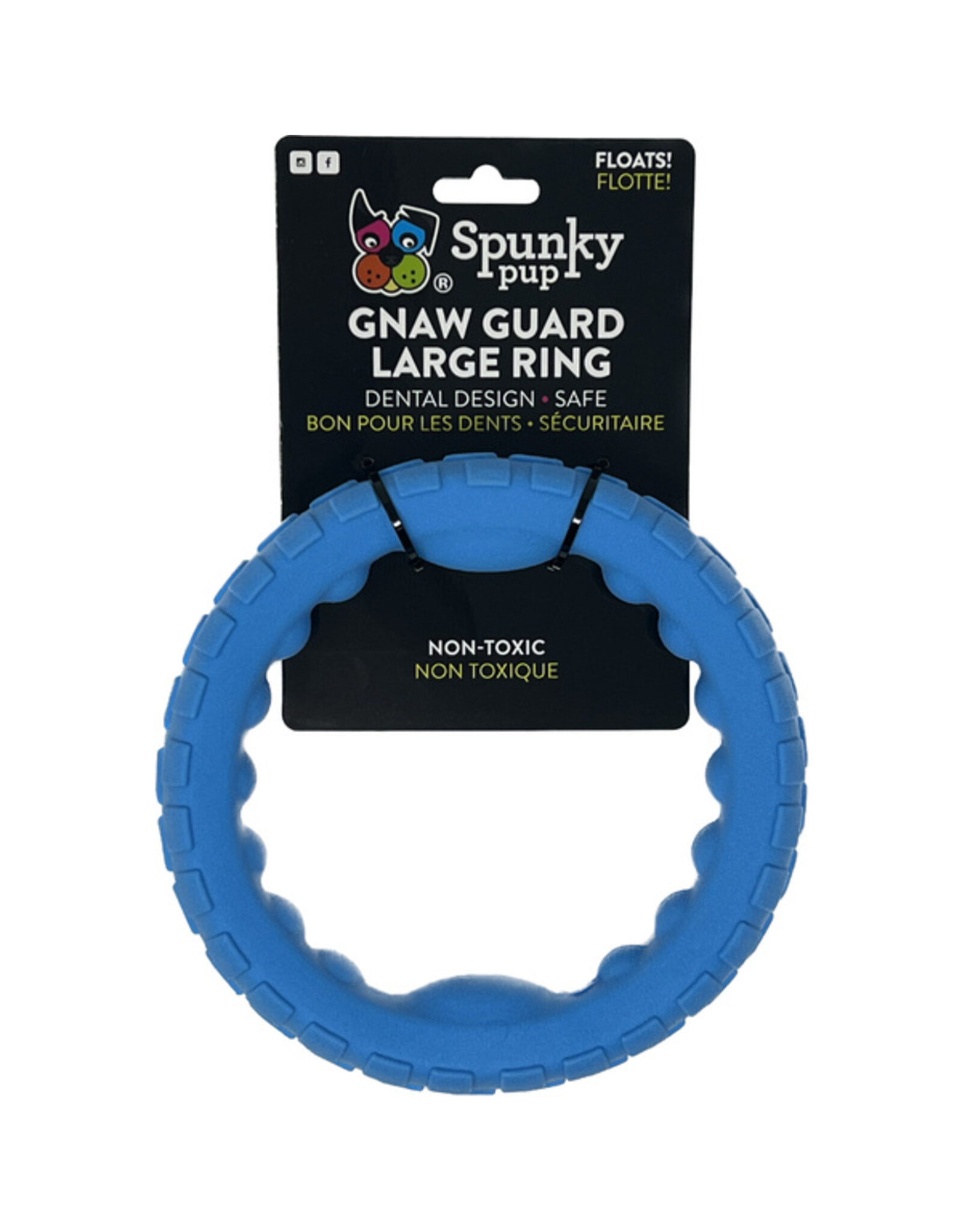 Spunky Pup Gnaw Guard Ring - Assorted Lg