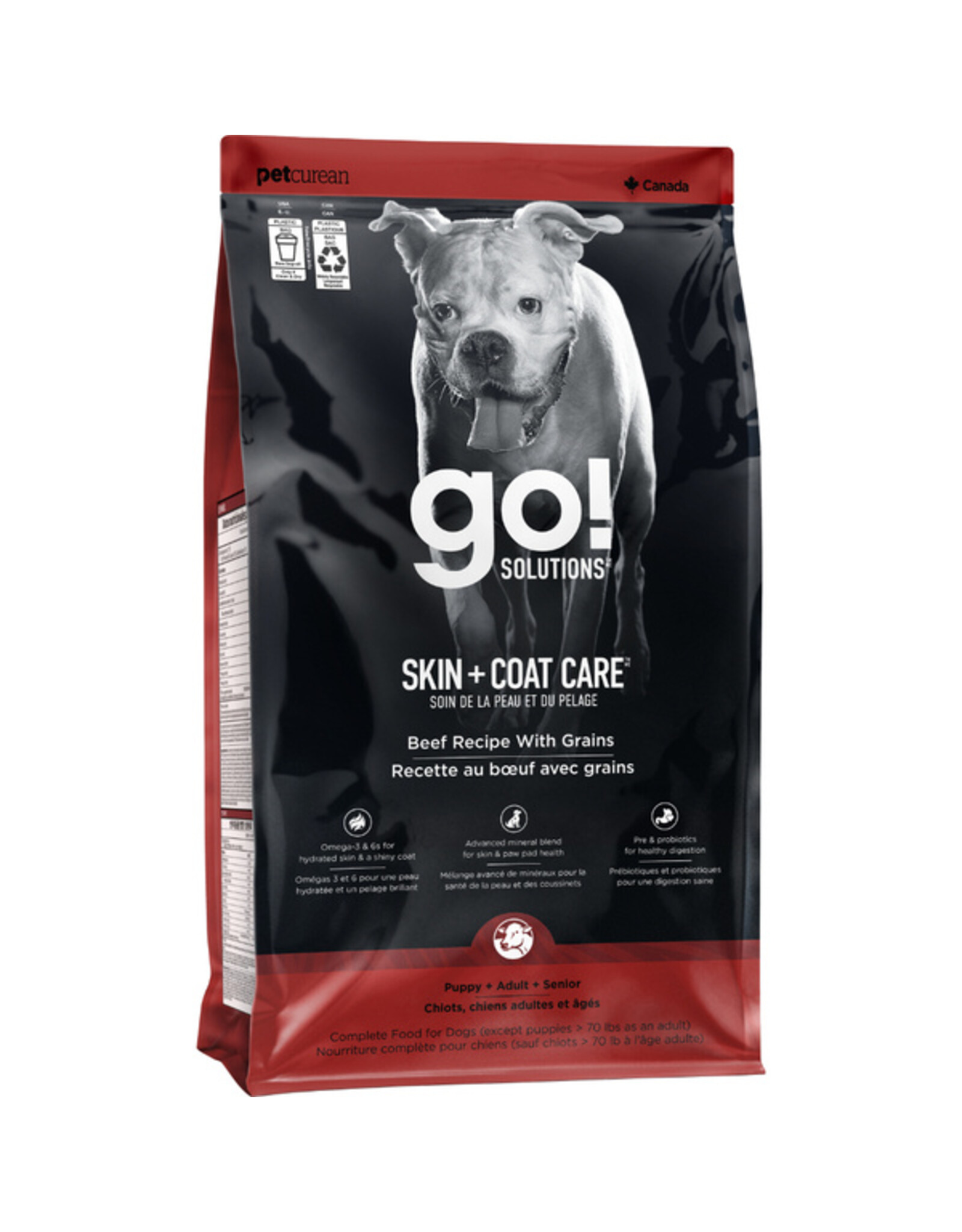 Petcurean Go! Skin & Coat Beef with Grains