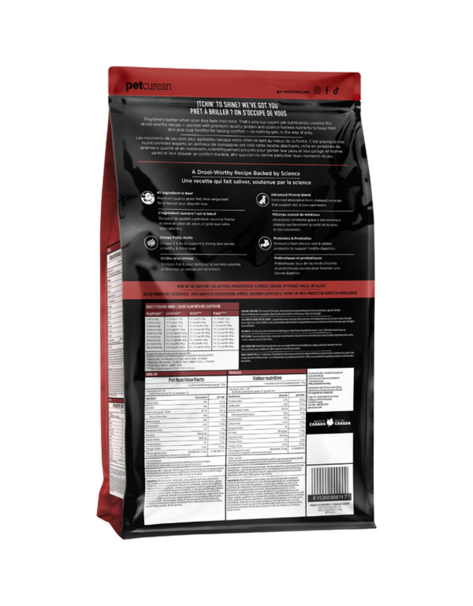 Petcurean Go! Skin & Coat Beef with Grains