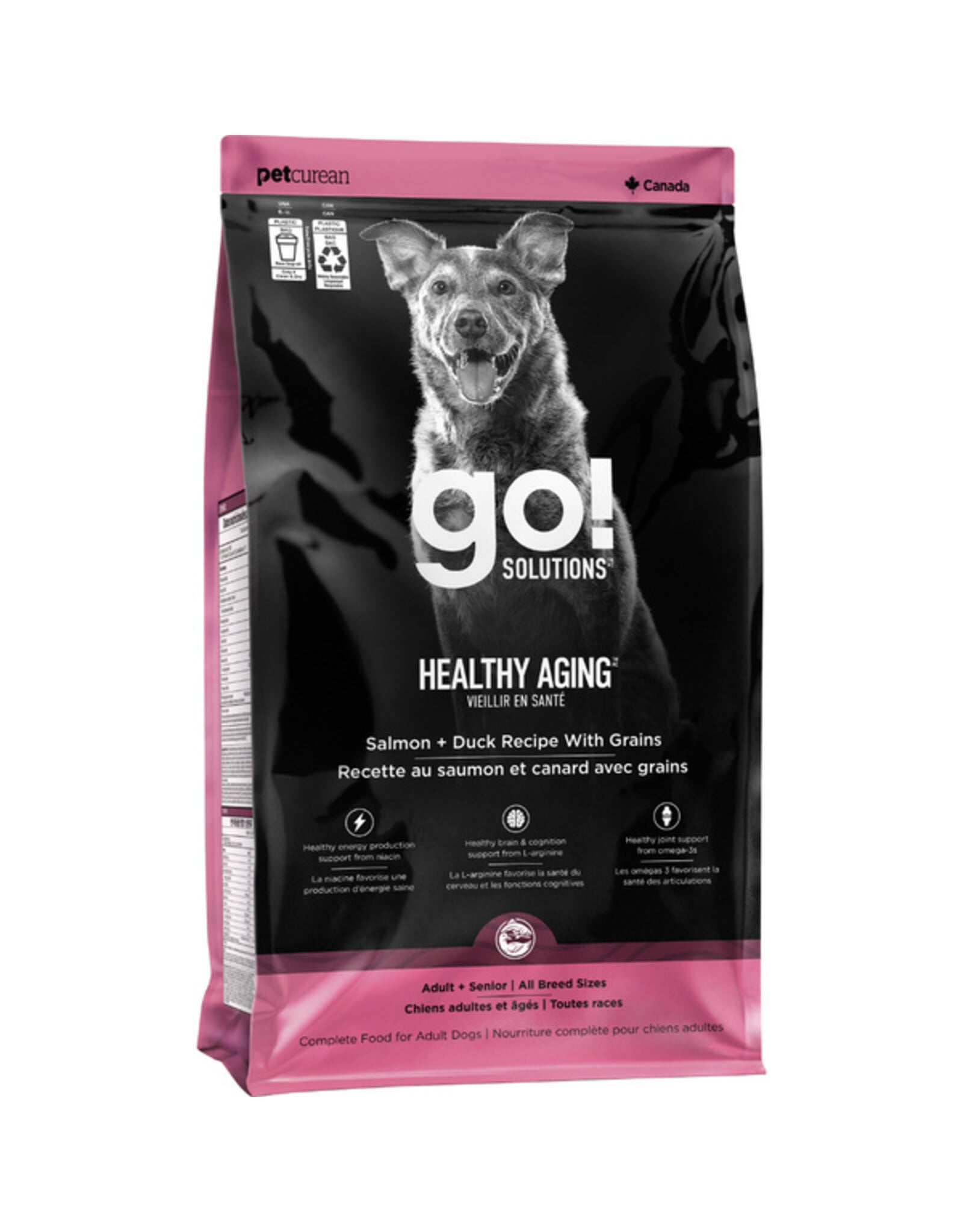 Petcurean Go! Healthy Aging Salmon & Duck w/ Grains