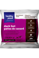 Healthy Paws Frozen - Enrichment Raw Duck Feet 1LB