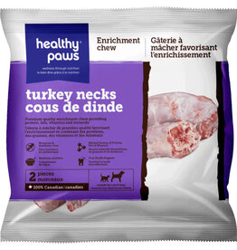 Healthy Paws Frozen - Enrichment Turkey Necks 1LB