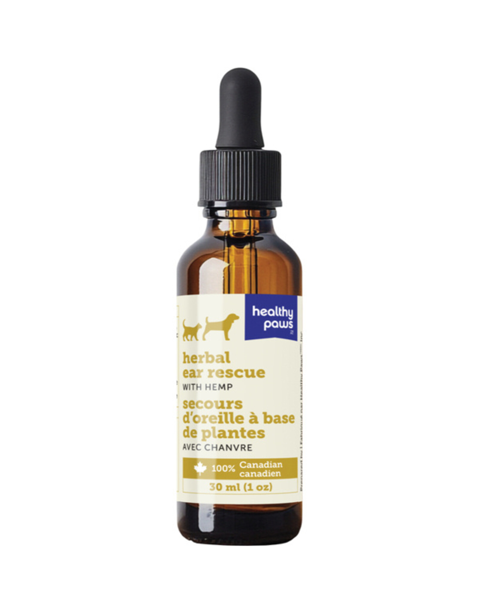 Healthy Paws Herbal Ear Rescue with Hemp 1OZ