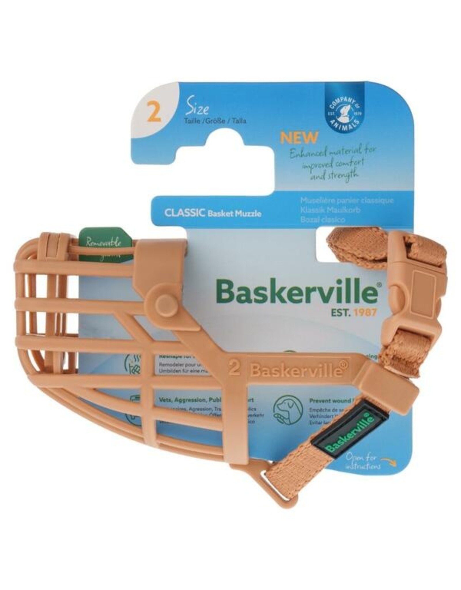Company of Animals Baskerville Classic Basket Muzzle