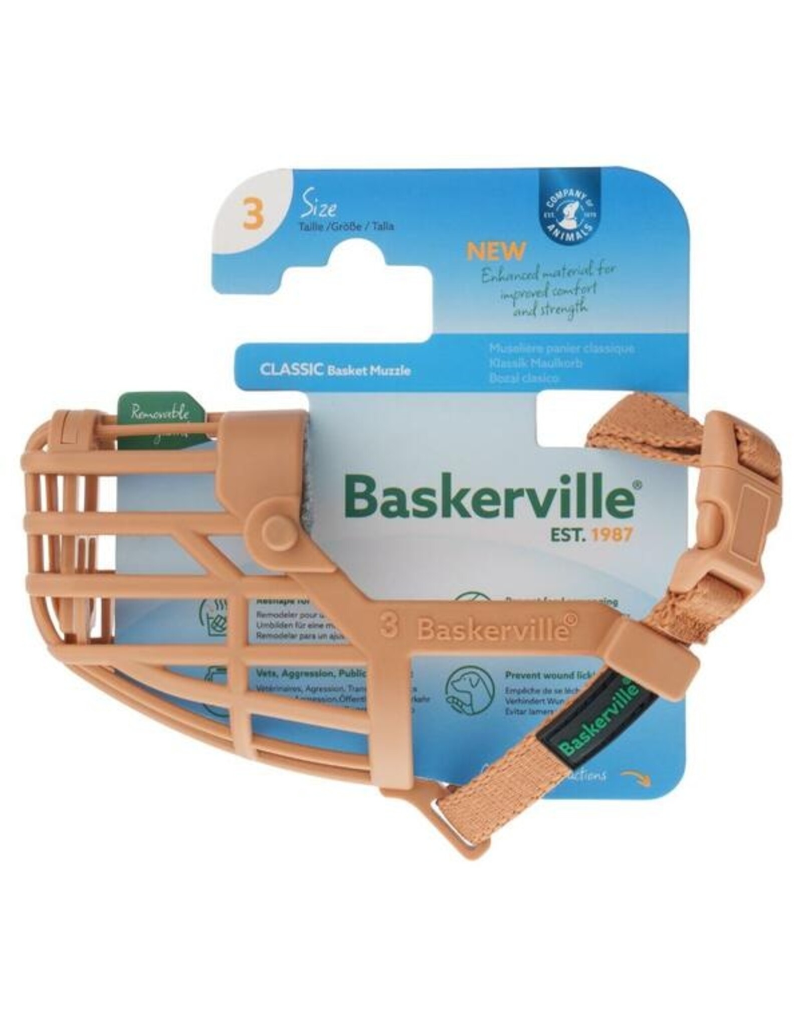 Company of Animals Baskerville Classic Basket Muzzle