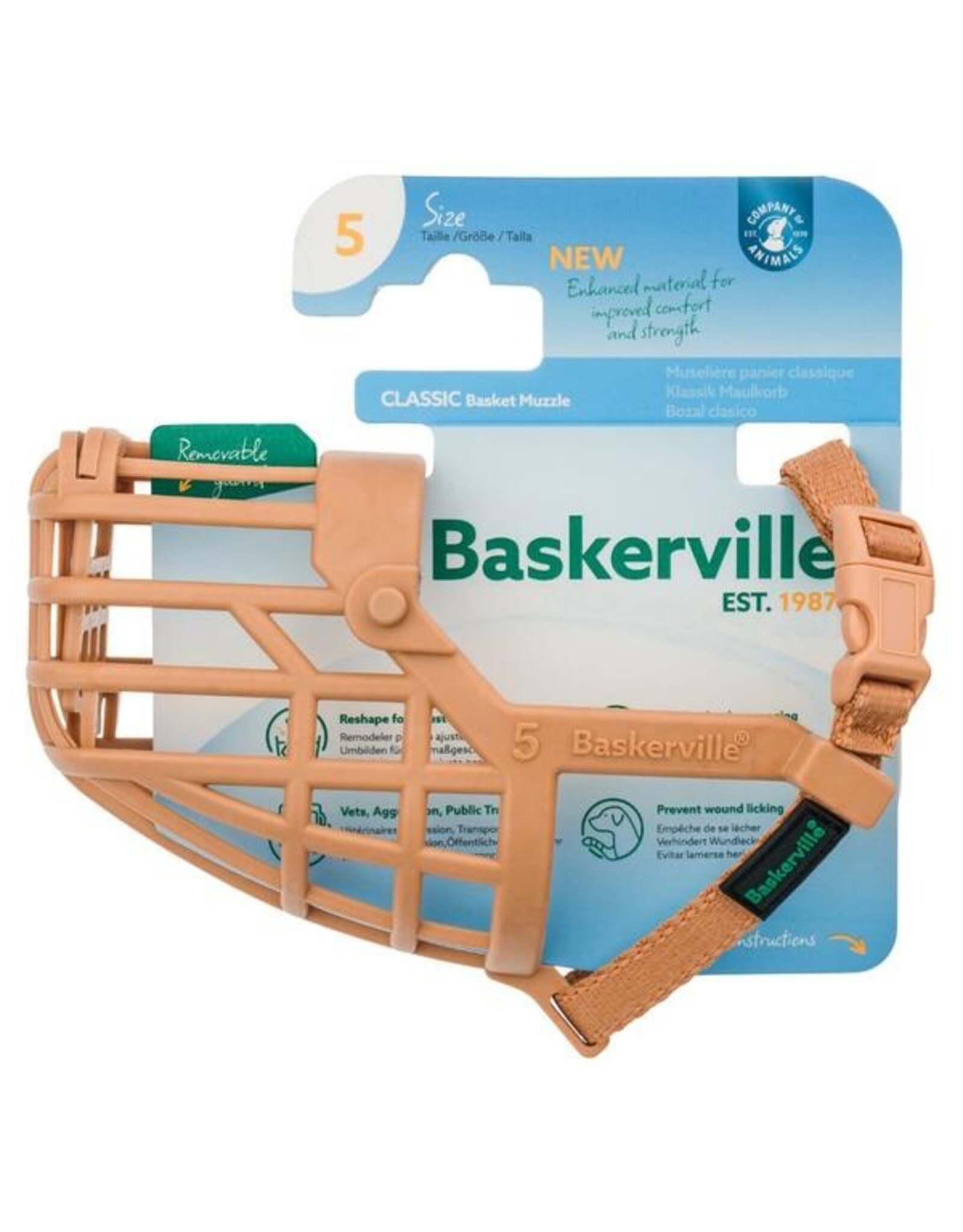 Company of Animals Baskerville Classic Basket Muzzle