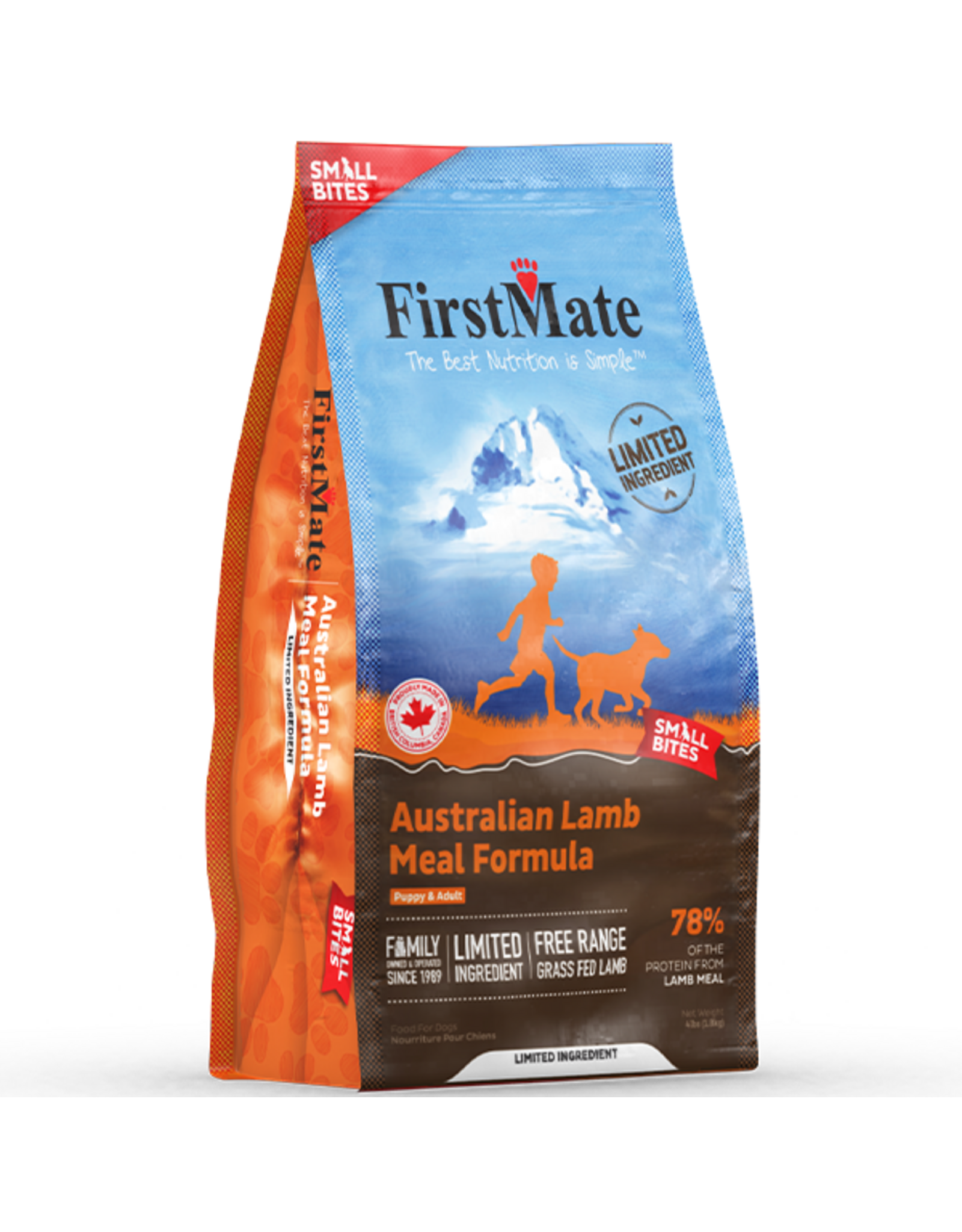 FirstMate Dog LID GF Australian Lamb Small Bites 4lb