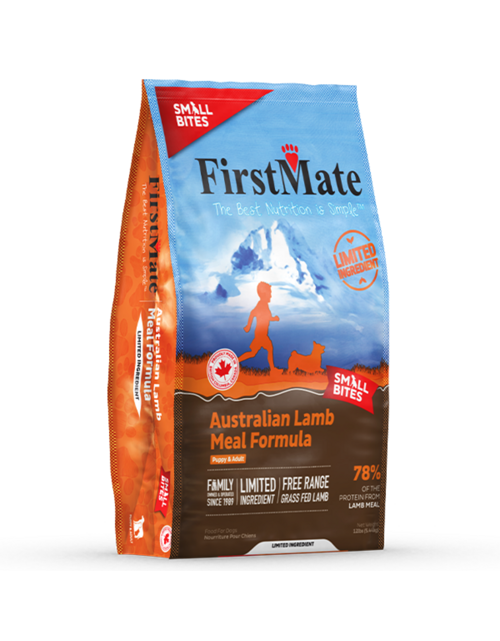 FirstMate Dog LID GF Australian Lamb Small Bites 12lb
