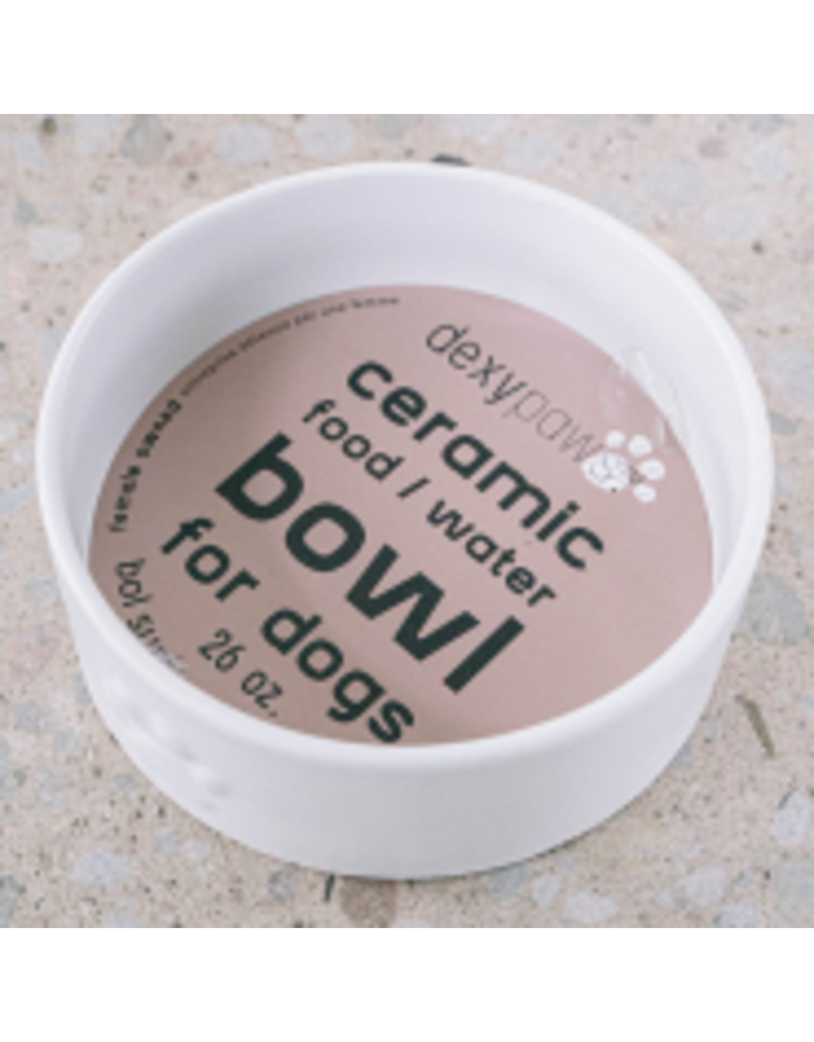 Dexy Paws Ceramic Bowl