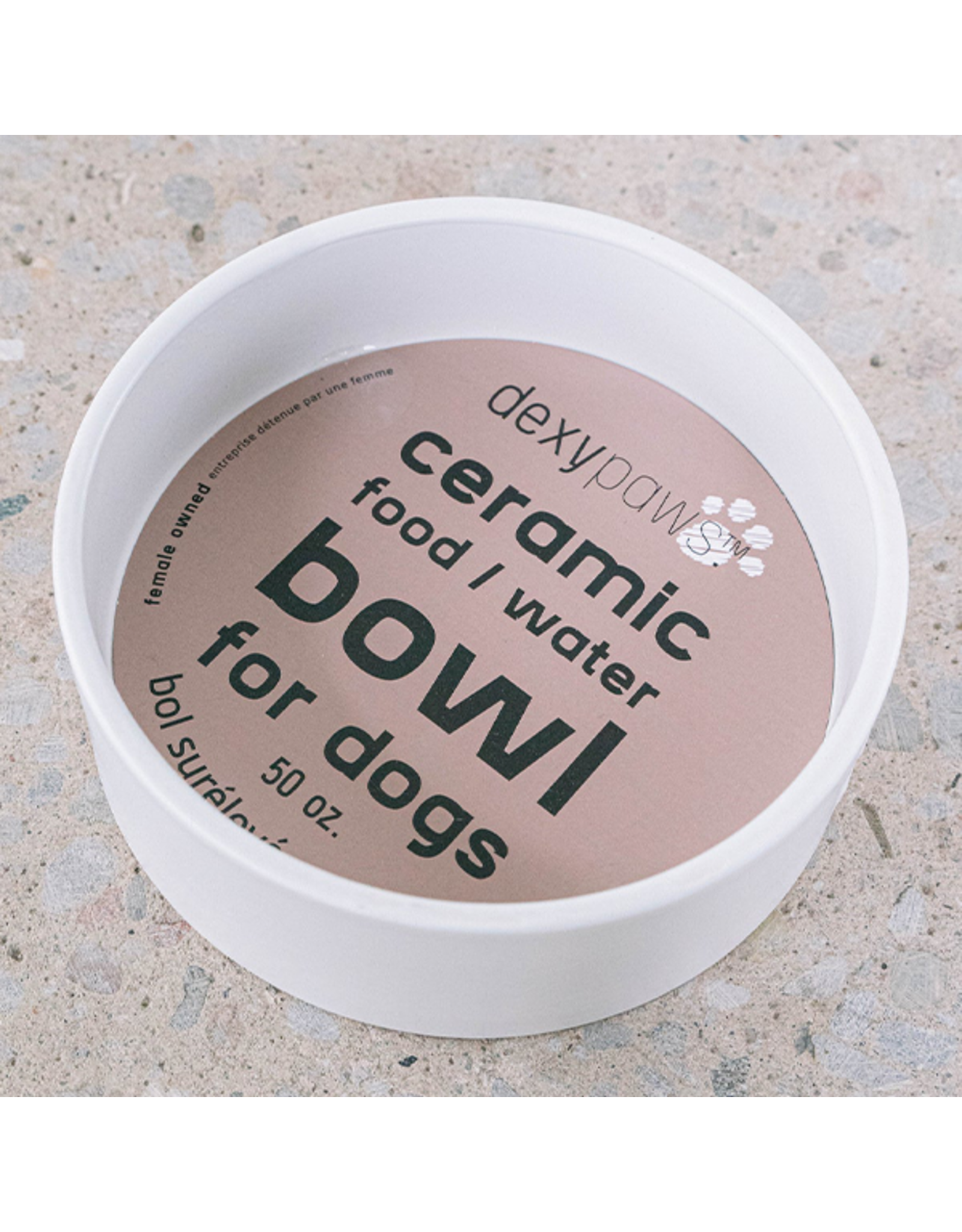 Dexy Paws Ceramic Bowl