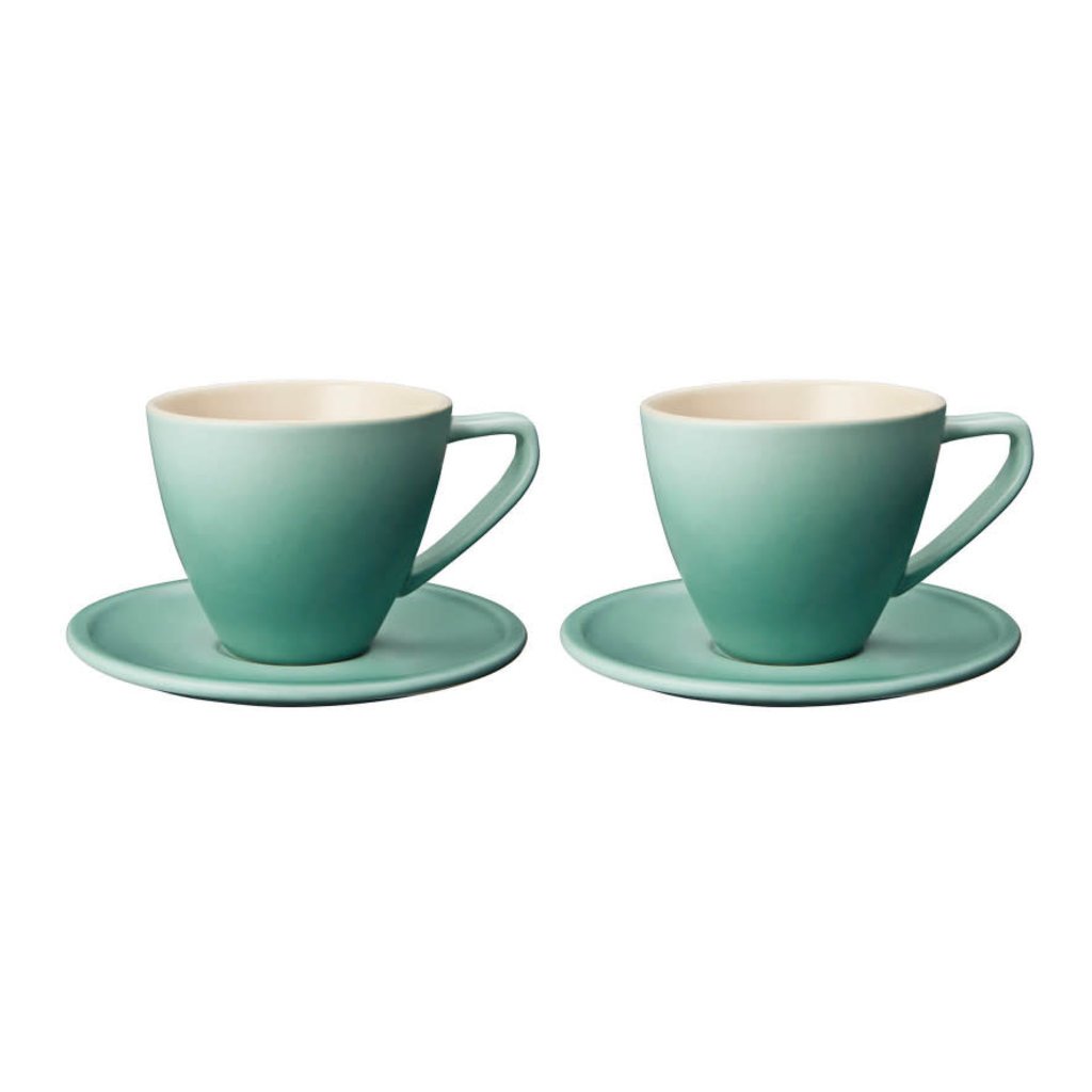 Maison Lipari | LE CREUSET Minimalist Cappuccino Cup and Saucer Set ...