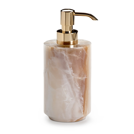 LABRAZEL Distributeur de savon Ambarino Onyx et laiton brossé