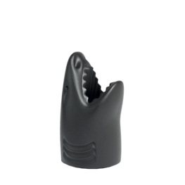 QEEBOO Support pour parapluie et rafraîchisseur à champagne en Requin - Noir