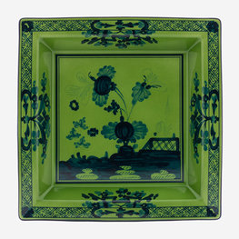 RICHARD GINORI Oriente Italiano Malachite Grand Vide Poche Carré - Vert et Bleu