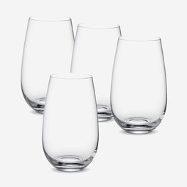 VILLEROY & BOCH Entree Tall Cocktail Glasses Set of 4 - Clear