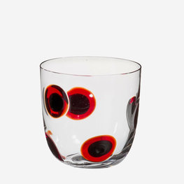 CARLO MORETTI Fondamentali I Diversi Murano Crystal Glass 3.46" X 3.39" - Orange & Black