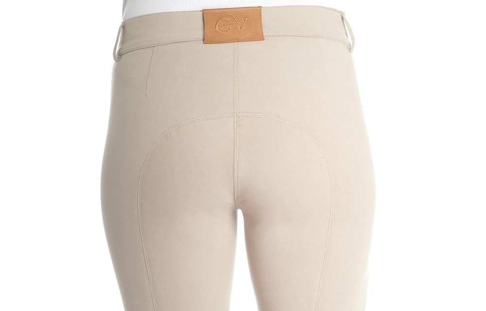 Ovation Marilyn Melange Shapely Euro Knee Patch Breeches