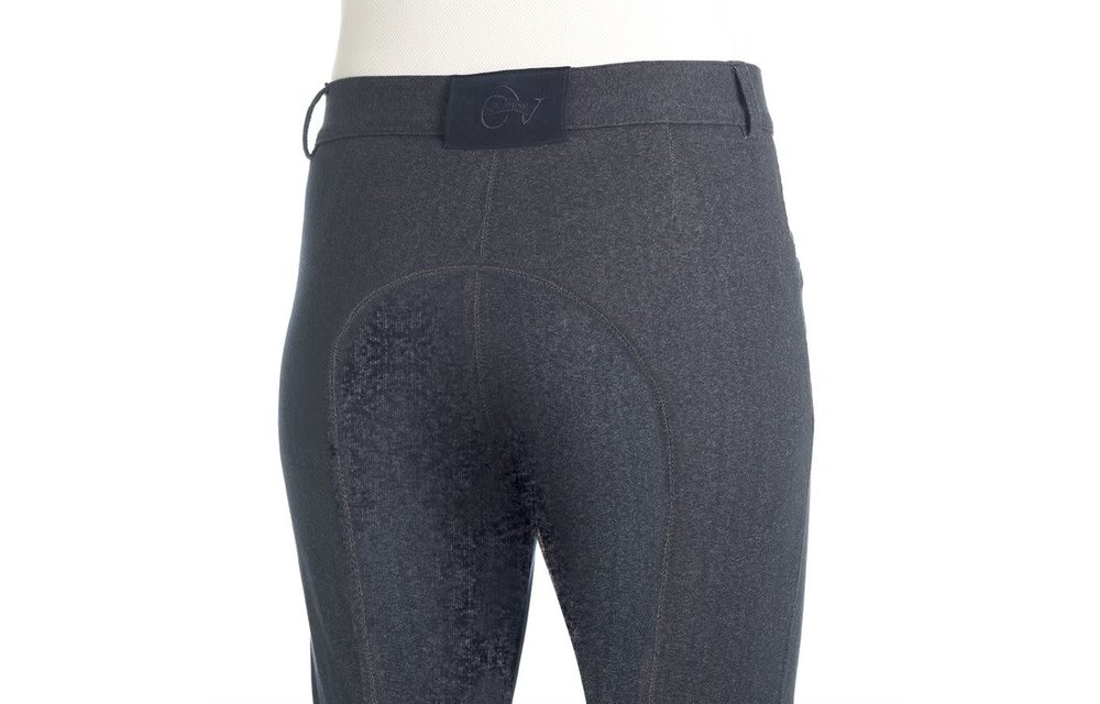Ovation Marilyn Melange Shapely Euro Knee Patch Breeches