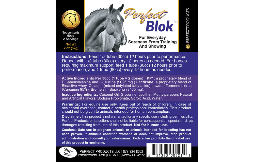 Perfect Products Perfect Blok 60cc Oral Paste