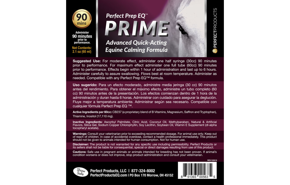 Perfect Prep EQ Prime 60cc Oral Paste