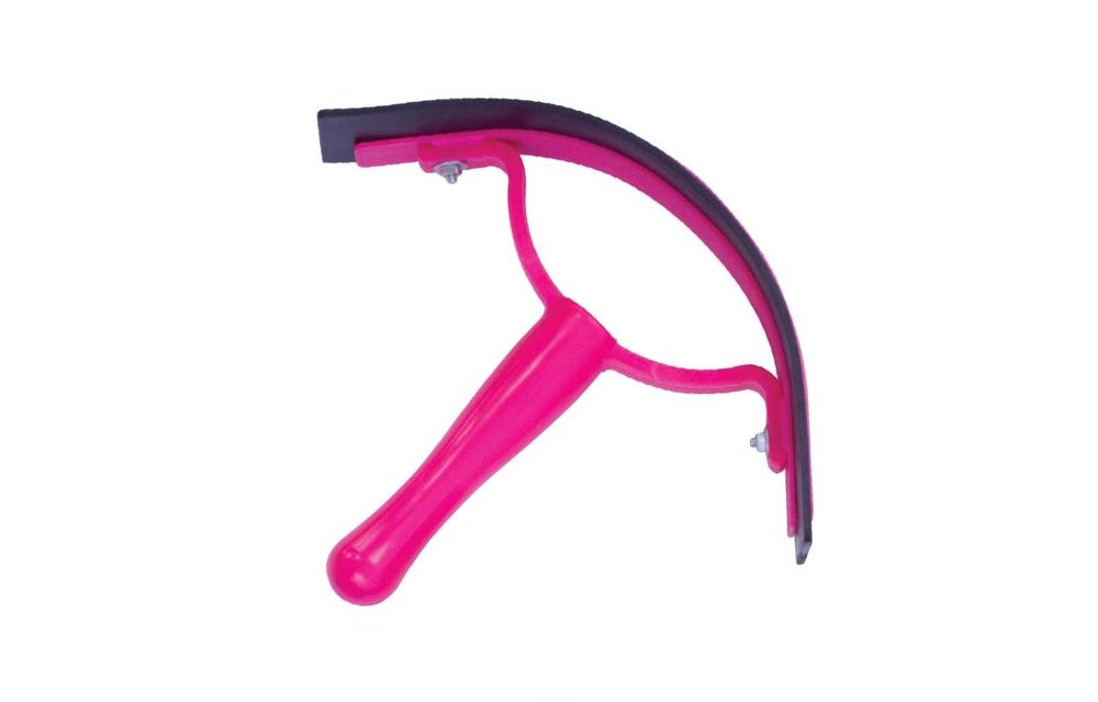 Plastic Sweat Scraper With Rubber Blade