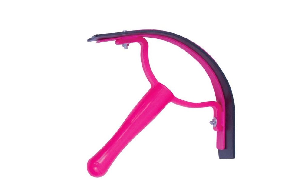 Plastic Sweat Scraper With Rubber Blade