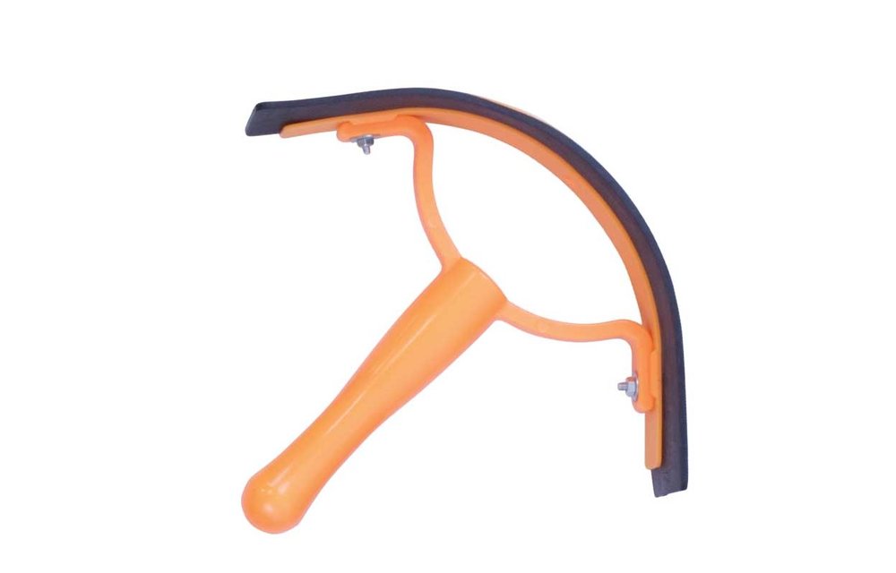 Plastic Sweat Scraper With Rubber Blade