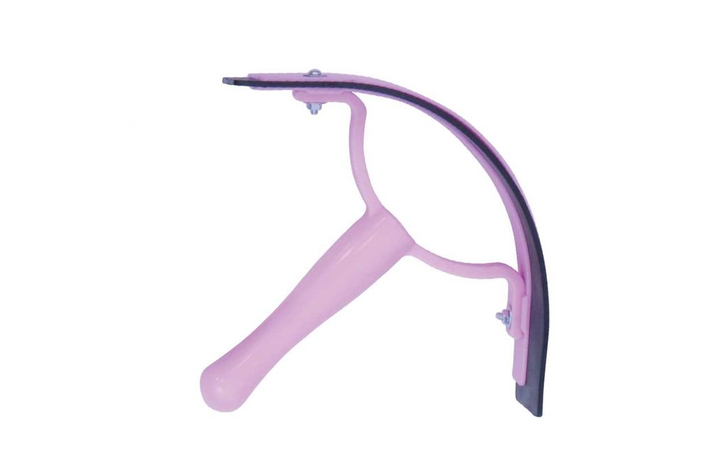 Plastic Sweat Scraper With Rubber Blade