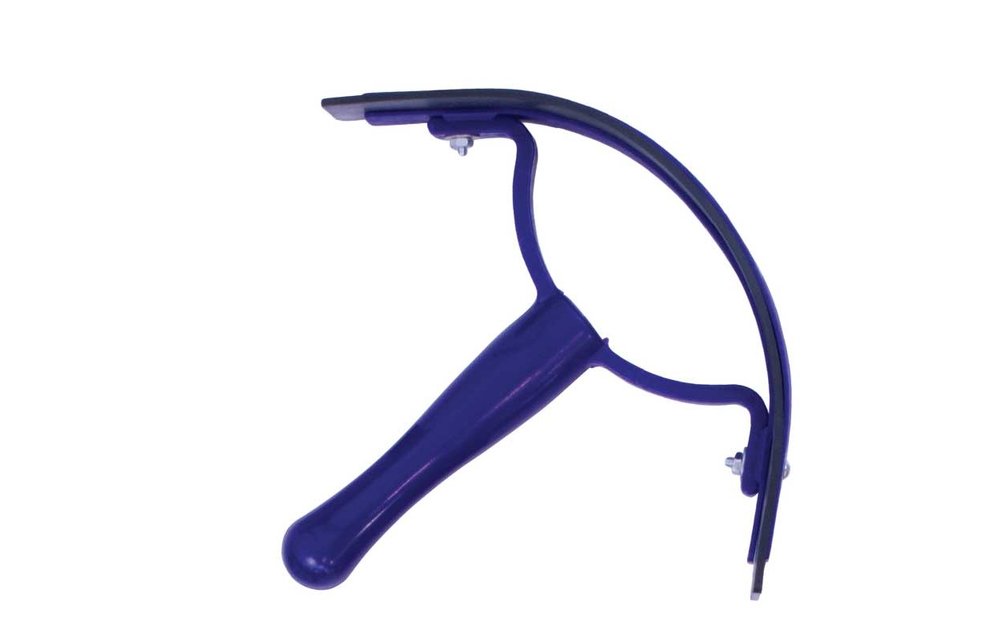 Plastic Sweat Scraper With Rubber Blade
