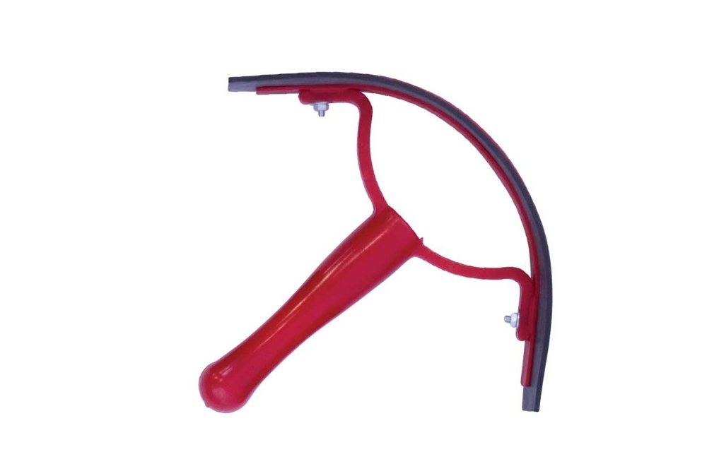 Plastic Sweat Scraper With Rubber Blade