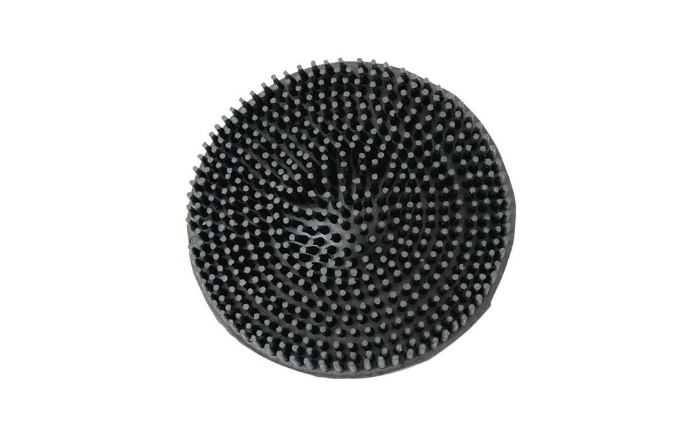 Small Round Soft Rubber Facial Curry Comb