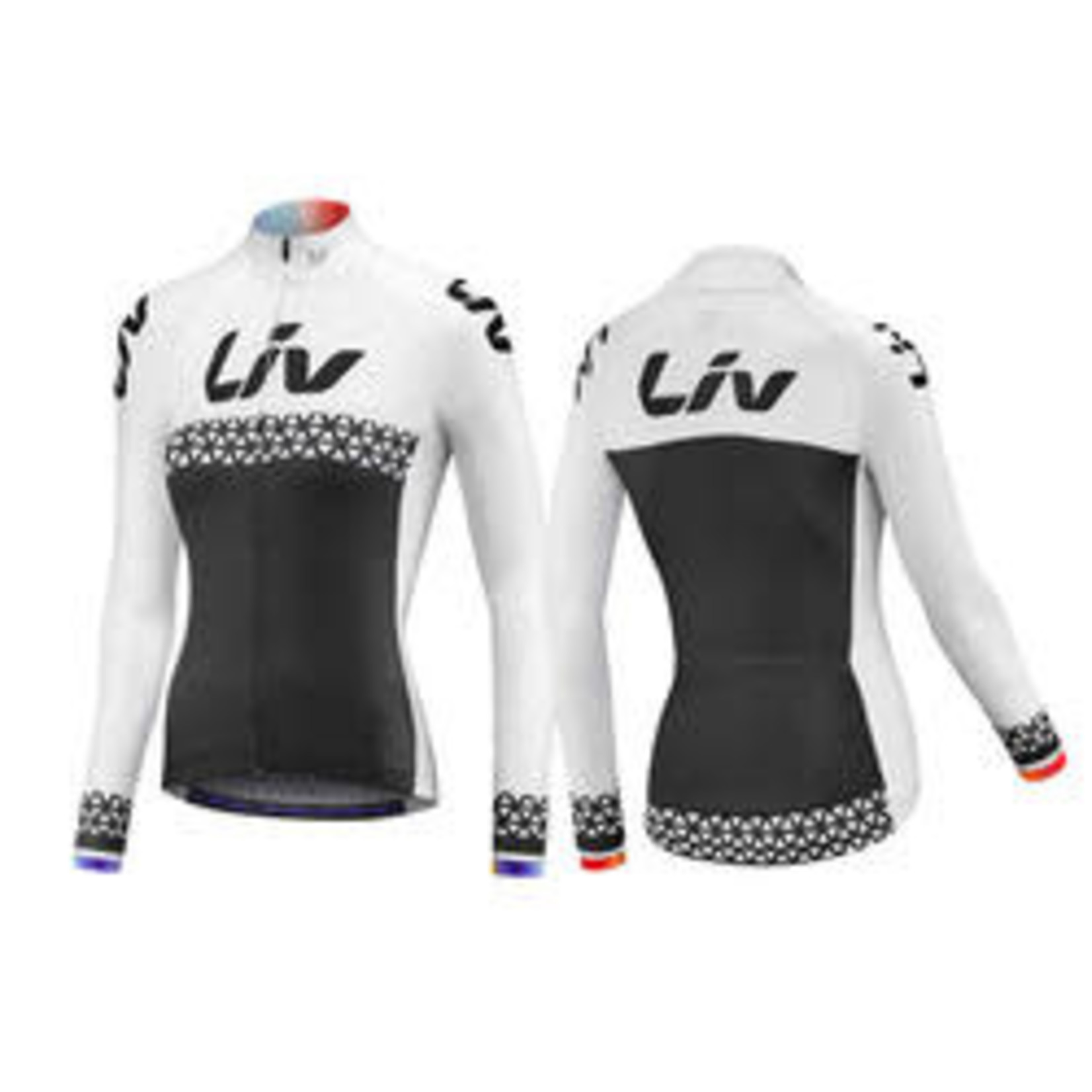 Liv BELIV JERSEY - Long Sleeve White/Black XL 850001925